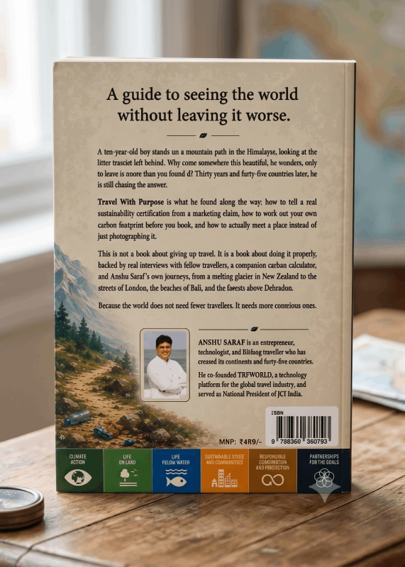 Back cover of Travel With Purpose